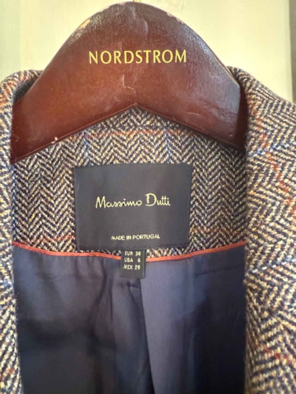 Massimo Dutti Tweed Blazer